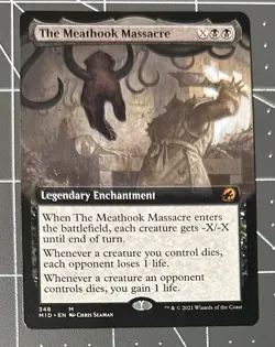 MTG The Meathook Massacre - EXTENDED ART - Innistrad: Midnight Hunt - Image 1