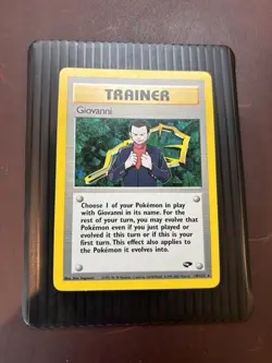 Pokemon TCG NM Giovanni Holo Unlimited Gym Challenge 18/132 NM- - Image 2