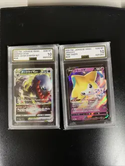 Binder Lot 360 Pokemon WOTC VTG Base Set, Full Art, EX, V, VMax, 2 Graded Slabs - Image 3