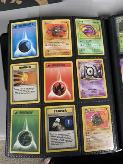 Binder Lot 360 Pokemon WOTC VTG Base Set, Full Art, EX, V, VMax, 2 Graded Slabs - Image 5
