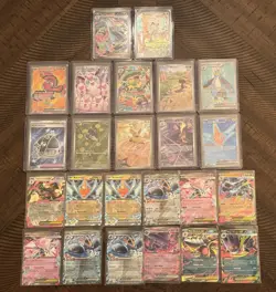 Pokemon Phantasmal Flames 24 Card Lot, Full Art Charizard, Meowth And More! - Image 1