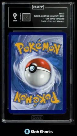 2022 POKEMON SWSH BRILLIANT STARS #TG11/TG30 EEVEE TRAINER GALLERY HOLO TAG 9 - Image 2