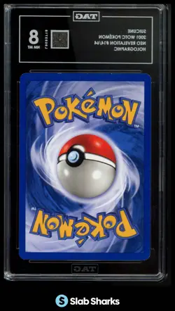 2001 POKEMON NEO REVELATION #14/64 SUICUNE HOLO TAG 8 - Image 2