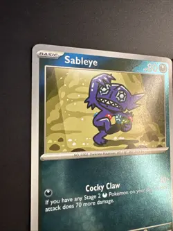 Sableye 059/094 Reverse Holo Pokemon TCG Mega Evolution Phantasmal Flames X2 NM - Image 2