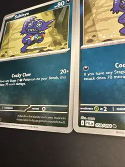 Sableye 059/094 Reverse Holo Pokemon TCG Mega Evolution Phantasmal Flames X2 NM - Image 5