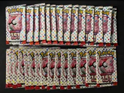Pokemon TCG Scarlet Violet 151 Factory Sealed Booster Pack Lot Of 29 #8 - Image 1
