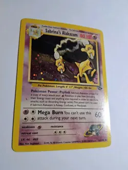 Sabrina's Alakazam 16/132 Gym Challenge, Holo Rare, LP-MP, Pokemon TCG - Image 2