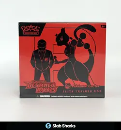 POKEMON CENTER TCG SCARLET & VIOLET DESTINED RIVALS SEALED ELITE TRAINER BOX - Image 1