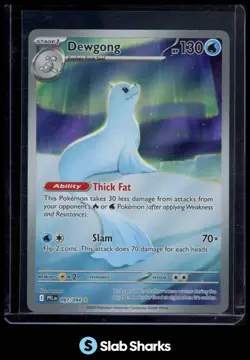 2025 POKEMON PHANTASMAL FLAMES PFL EN #097/094 DEWGONG ILLUSTRATION RARE - Image 1