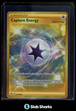 2020 POKEMON SWORD & SHIELD DARKNESS ABLAZE #201/189 CAPTURE ENERGY SECRET RARE - Image 1