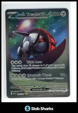 2023 POKEMON SCARLET & VIOLET #248/198 IRON TREADS EX SPECIAL ILLUSTRATION RARE - Image 1