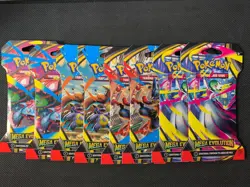 Pokemon TCG Mega Evolutions Factory Sealed Booster Pack Lot Of 8 #12 - Image 1