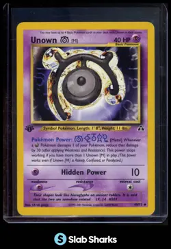 2001 POKEMON NEO DISCOVERY 1ST EDITION #49/75 UNOWN M - Image 1
