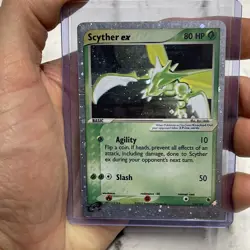 Pokemon Scyther Ex 102/109 Holo Ultra Rare Ruby & Sapphire Pokemon Vintage MP+ - Image 1
