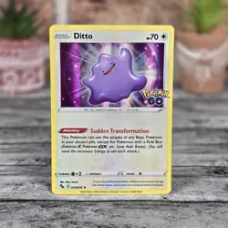 Ditto 053/078 Holo Rare Pokemon Go PGO Pokemon Card Set TCG - NM/M - Image 1