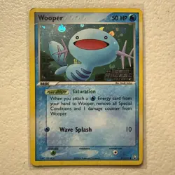Wooper 81/109 Team Rocket Returns Reverse Holo Stamped Pokemon Card MP - Image 1