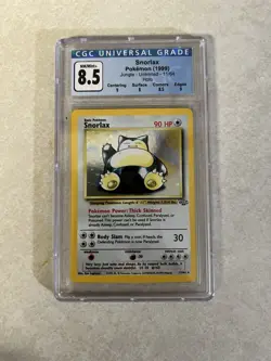 CGC 8.5 Snorlax 1999 Jungle 11/64 Holo Pokemon Card psa - Image 1