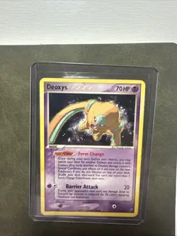 Non-Holo Rare Deoxys (Defense) Pokemon Card Ex Deoxys 18/107 - Image 1