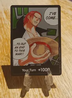 Shanks DON Your Turn Paramount War - One Piece Card OP02 English NM PACK FRESH - Image 1