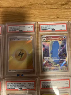 10 Card Pokemon PSA Graded Lot Ft Snorlax, Gengar, And More - Image 4