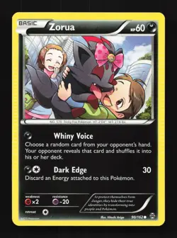 Zorua 90/162 LP BREAKthrough English Pokemon Card TCG - Image 1