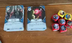 Star Wars Destiny CCG “Way Of The Force” Lot of 65 Cards + 6 Dice (unplayed) - Image 1