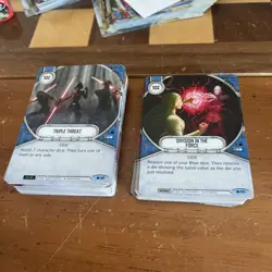 Star Wars Destiny CCG “Way Of The Force” Lot of 65 Cards + 6 Dice (unplayed) - Image 3