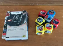 Star Wars Destiny CCG Lot of 67 Cards + 7 Dice “Spirit Of Rebellion” (unplayed) - Image 1
