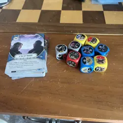 Star Wars Destiny CCG Lot of 51 Cards + 9 Dice “Convergence” (unplayed) - Image 1