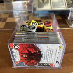 Star Wars Destiny CCG “Legacies” Lot of 111 Cards + 28 Dice (unplayed) - Image 1
