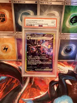 Pokemon TCG Hydreigon EX Full Art Holo Card Surging Sparks 240/191 PSA 9 - Image 1