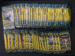 Pokemon TCG Sun Moon Lost Thunder Factory Sealed 3 Card Pack Lot Of 25 #7 - Image 1
