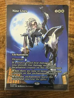 Spider-Man MTG Magic The Gathering Nine Lives Borderless Eternal-Legal Mythic - Image 1