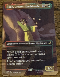 Toph, Greatest Earthbender (Borderless) Avatar: The Last Airbender MTG - Image 1