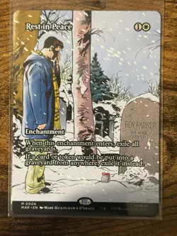 Spider-Man MTG Magic The Gathering Rest in Peace Borderless Eternal-Legal - Image 1