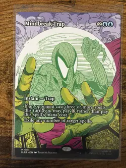 Spider-Man MTG Magic The Gathering Mindbreak Trap Borderless Eternal-Legal - Image 1