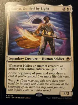 Haliya, Guided By Light 0019 Rare Edge Of Eternities Magic: The Gathering - Image 1