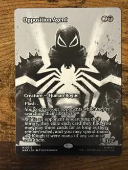 Spider-Man MTG Magic The Gathering Opposition Agent Borderless Eternal-Legal - Image 1