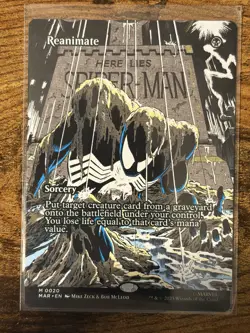Spider-Man MTG Magic The Gathering Reanimate Borderless Eternal-Legal Mythic! - Image 1
