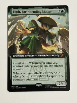 Toph, Earthbending Master #209 Non-Foil, Avatar TLE, Magic the Gathering NM-M - Image 1