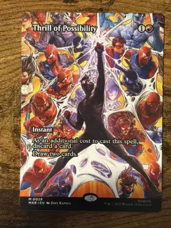Spider-Man MTG Magic The Gatherin Thrill of Possibility Borderless Eternal-Legal - Image 1