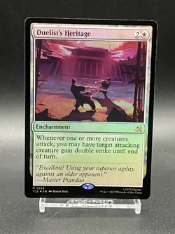 Duelist's Heritage 0153 Foil Rare - Avatar: The Last Airbender - MTG Magic - Image 1