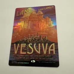 Vesuva FOIL 0022 Secret Lair Countdown Kit SLC MTG Rare Land Unplayed Mint M/NM - Image 3