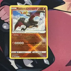 Pokemon TCG Radiant Charizard 020/159 Holo Ultra Rare Crown Zenith 2023 NM! - Image 1