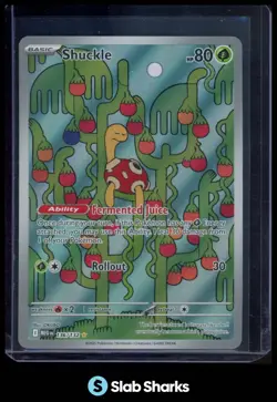 2025 POKEMON MEGA EVOLUTION MEG EN #136/132 SHUCKLE ILLUSTRATION RARE - Image 1