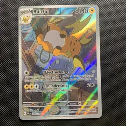 Pokemon TCG Raichu 211/193 IR Illustration Rare Paldea Evolved - Image 1