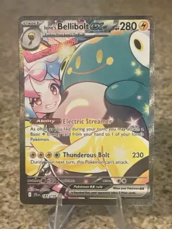 Pokemon Ionos Bellibolt ex 183/159 Journey Together Special Illustration Rare - Image 2