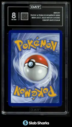 2023 POKEMON SV BLACK STAR PROMOS SVP #208 VICTINI ILLUSTRATION RARE COLL TAG 8 - Image 2