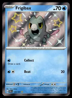 2024 Scarlet & Violet Series - Paldean Fates Frigibax Illustration Rare #128 - Image 1