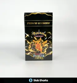 POKEMON TCG SCARLET & VIOLET PALDEAN FATES SEALED BOOSTER BUNDLE DISPLAY CASE - Image 1